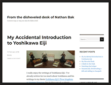 Tablet Screenshot of nathanbak.com